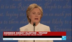Présidentielle US - Clinton : "Il faut pousser pour reprendre Raqqa. Nous allons continuer de lutter contre l'EI"