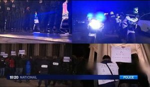 Des centaines de policiers ont manifesté cette nuit encore à travers toute la France