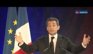 Nicolas Sarkozy en meeting à Aulnay-sous-Bois