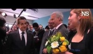 Souvenir de jeunesse pour N. Sarkozy parmi les apprentis fleuristes au CFA du Virolois de Tourcoing