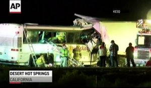 Terrible accident de bus en Californie: 13 morts