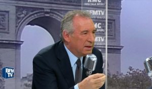 Bayrou sur son soutien de Juppé: "Ce n'est pas pour mon intérêt personnel"