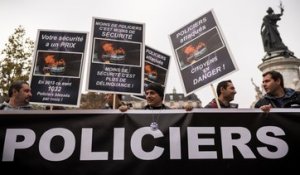Les manifestations des policiers, en cinq villes