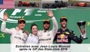 Entretien avec Jean-Louis Moncet après le Grand Prix des Etats-Unis 2016