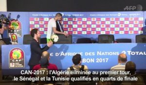 CAN-2017 : l'Algérie éliminée dès le premier tour