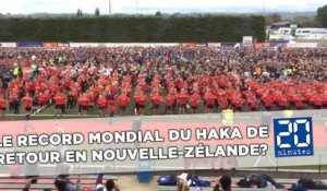 La France, pourrait perdre son record du monde du plus grand haka