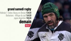 Grand samedi rugby - 3 matchs : bande annonce