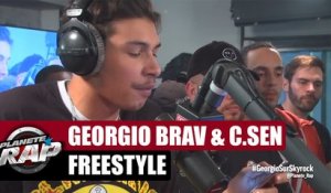 Georgio, Brav & C.Sen en freestyle #PlanèteRap
