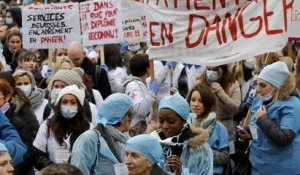 France : les infirmières manifestent