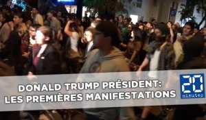 Donald Trump président: Les premières manifestations