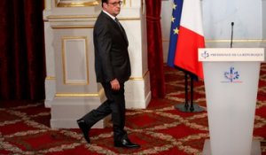 François Hollande: "cette élection ouvre une période d'incertitude"
