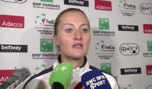 Tennis - Fed Cup : Mladenovic «Beaucoup de déception»