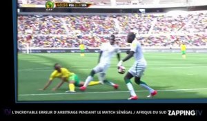 Éliminatoire Mondial 2018 : L'incroyable erreur d'arbitrage pendant le match Sénégal / Afrique du Sud (Vidéo)