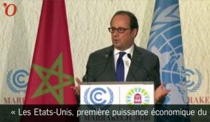 Climat : Hollande met la pression sur Trump