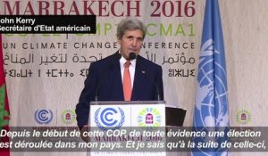 Kerry:Les USA ne "pourront pas revenir en arrière" sur le climat