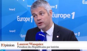 Laurent Wauquiez : «Ce que fait Emmanuel Macron à François Hollande n’est pas très digne»