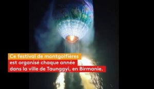Des montgolfières explosives en Birmanie