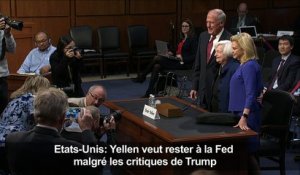 USA: Yellen veut rester à la Fed malgré les critiques de Trump