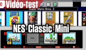 Test de la NES Classic Mini : interface et fonctionnalités