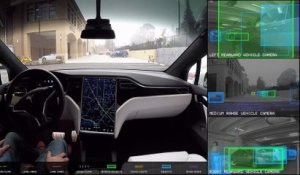 Ce que voit le pilote automatique de votre voiture Tesla !