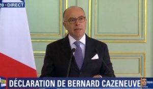 «Un nouvel attentat déjoué», annonce Cazeneuve