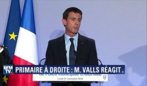 Manuel Valls évoque "le combat de sa vie" contre l'extrême droite