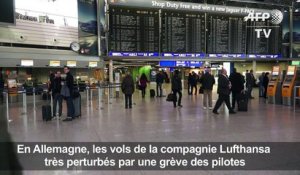 Lufthansa: vols très perturbés par une grève des pilotes