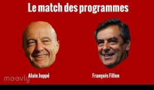 Alain Juppé - François Fillon : le match des programmes