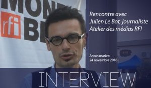 [REPORTAGE] Renontre avec Julien Le Bot, journaliste Atelier des médias RFI