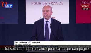 Ému, Juppé reconnaît sa défaite et félicite Fillon