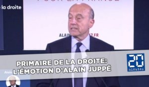 L'émotion d'Alain Juppé quand il reconnaît la victoire de François Fillon