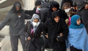 Syrie : les civils fuient Alep-Est reprise en partie par Damas