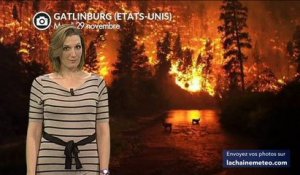 USA : incendies catastrophiques au Tennessee