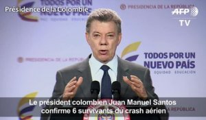 Santos confirme 6 survivants du crash aérien