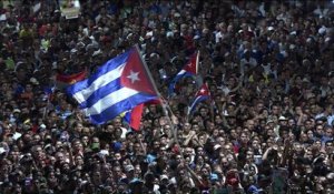 Mobilisée en masse, La Havane dit adieu à Fidel Castro