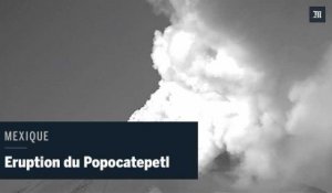 AU Mexique, une nouvelle éruption du Popocatepetl