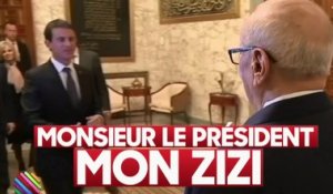 Quand Manuel Valls appelle le président tunisien Monsieur "zizi"
