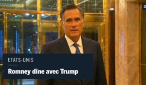 Donald Trump dîne avec Mitt Romney