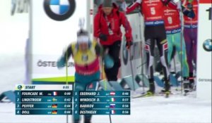 Biathlon - CM (H) : Martin Fourcade 3e de la poursuite d'Östersund