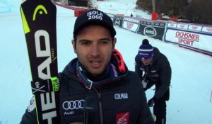 Réactions de Mathieu Faivre après sa victoire sur le Géant de Val d'Isère