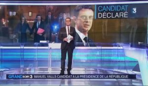 Manuel Valls, candidat à la présidence de la République