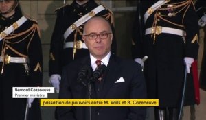 "Il n'y a pas d'enfer à Matignon" : revivez la passation de pouvoir entre Valls et Cazeneuve en intégralité