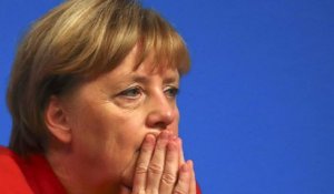 Réélection peu glorieuse de Merkel à la tête de son parti