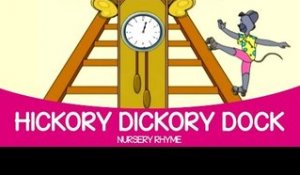 Hickory Dickory Dock Nursery Rhyme | Best Animated Song for Children