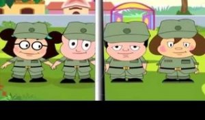 Five Little Soldiers - Nursery Rhyme Full Song ( Fountain Kids )