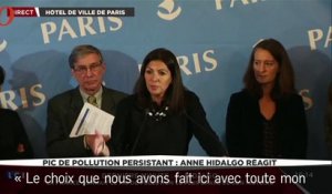 Pollution à Paris : Anne Hidalgo « déterminée » à agir