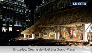 Crèche de Noël sur la Grand-Place de Bruxelles