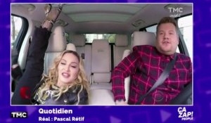 Madonna twerke dans le Carpool karaoké de James Corden !