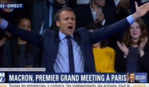 Emmanuel Macron part en vrille et se met à hurler pendant son meeting.