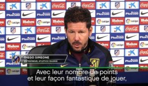 15e j. - Simeone : ''Le Real mérite d'être premier"